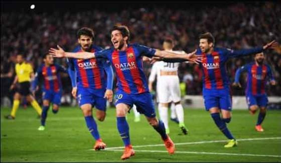 Champions League Barcelona Beats Psg