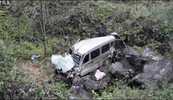 Landi Kotal Van Fell Into Ditch 5 Killed