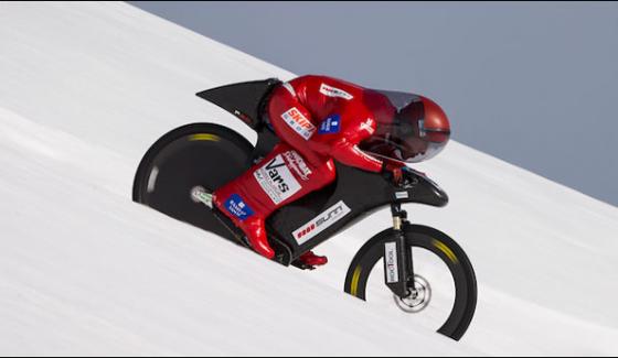 World Record The Fastest Bike On Ice