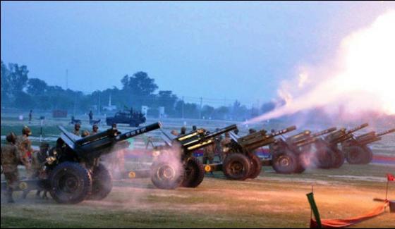 Pakistan Day Gun Salutes In Islamabad And Provincial Capitals