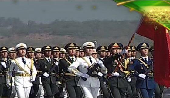 Chinese Troops Participate In Pakistan Day Parade