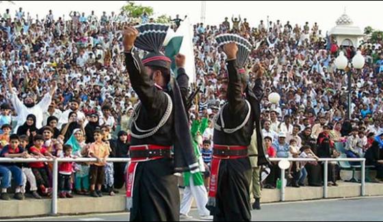 National Flag Off Ceremony At Wagah And Hussaini Border
