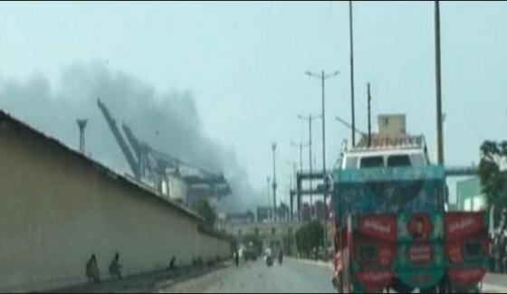 12 Fire Tenders Douse Fire At Karachi Dockyard
