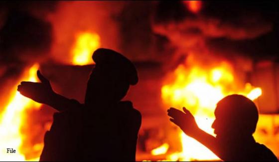Rawalpindi Extinguished Fire Of Cotton Factory