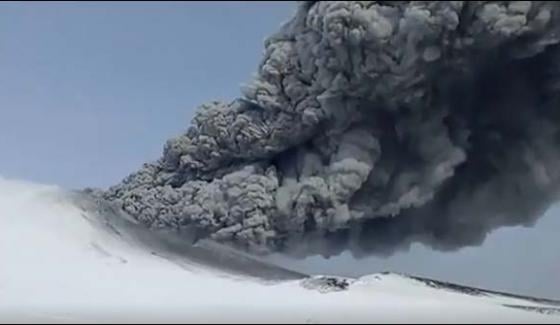 Russia Snow Covered Volcano Had Exploded After 250 Years