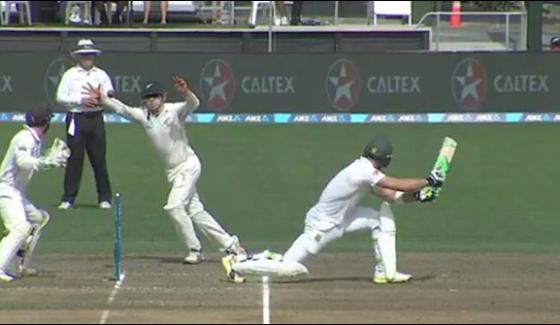 New Zealand Tom Latham Takes Brilliant Catch Against South Africa