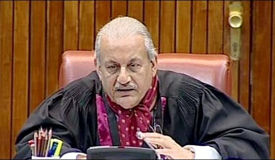 Chairman Senate Raza Rabbani Has Stopped Working