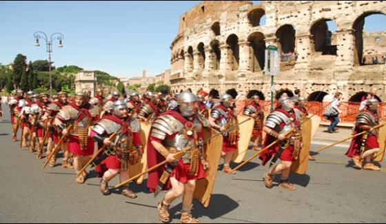 Unique Parade In Rome