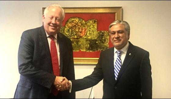 Ishaq Dar Meets Us Acting Secretary Of State