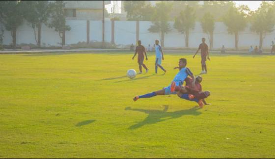 Fall And Football Grounds In Karachi In Pakistan Soil