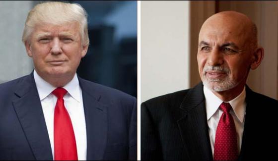 President Donald Trump Met Ashraf Ghani