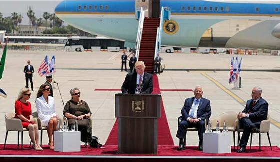 American President Arrives In Israel After Saudi Arabia