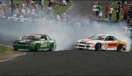 Annual Car Drifting Event Held In Greece