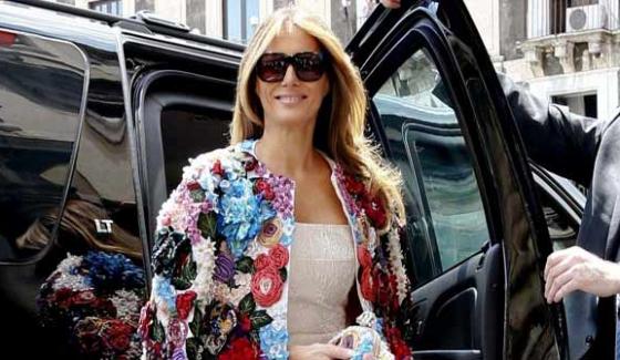 Sicily Penetrating Impact Of The Us First Lady Dress G Seven Summit