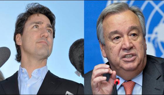 Canadian Prime Minister Un Secretary General Greeted For Ramadhan