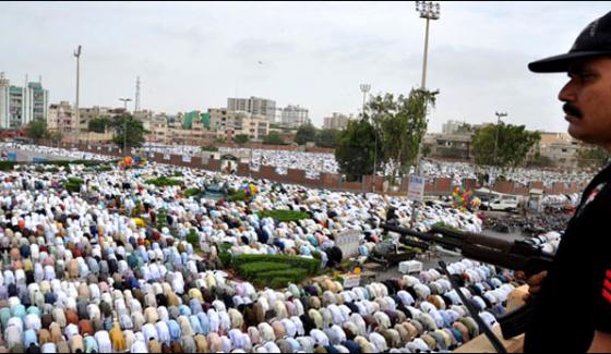 Ramadan First Friday Karachi Tight Security Around Mosques