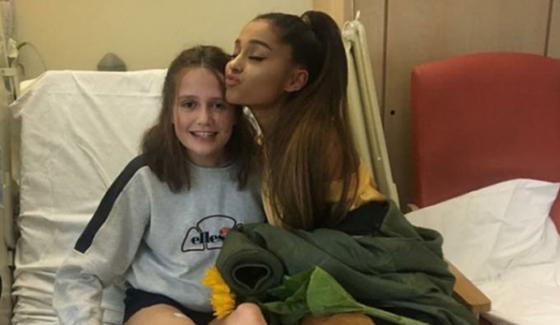 Star Ariana Grande Visiting The Wounded Fans In The Attack Of Manchester