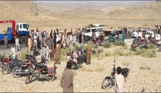 Khuzdar Protests Against Load Shedding Highway Blocked