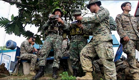 Us Forces Fight Against Terrorists In Philippine
