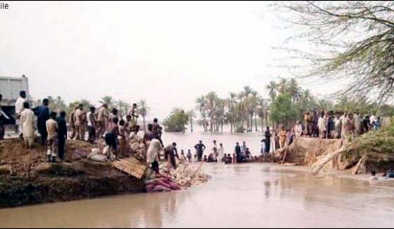 Breach In Ghotki Khanpur Canal