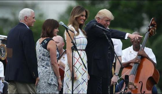 Donald Trump Family Picnic In White House