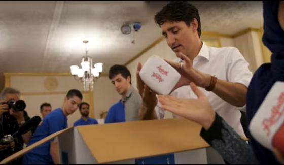 Canadian Prime Minister Distributed Aid Needy