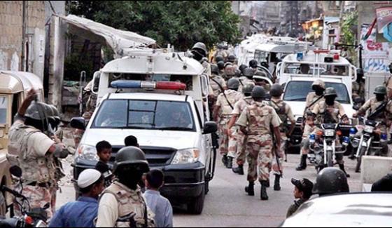 Karachi Rangers Operation In Different Areas 13 Suspects Arrested