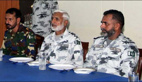 Admiral Zaka Ullah Busy Day With Navys Crafts Manship In Baluchistan