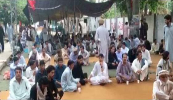 Parachinar Citizens Sit In Continues On Eid Day