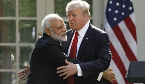 Unusual Behavior Of Modi In Meeting With Trump