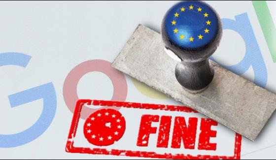 Record Fine On Google Of 24 Billion Euro