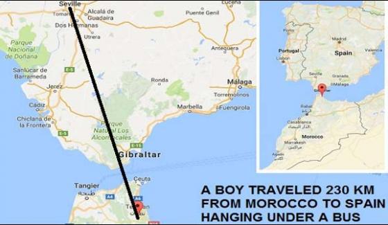 Boy Travels From Morocco To Spain Under Bus