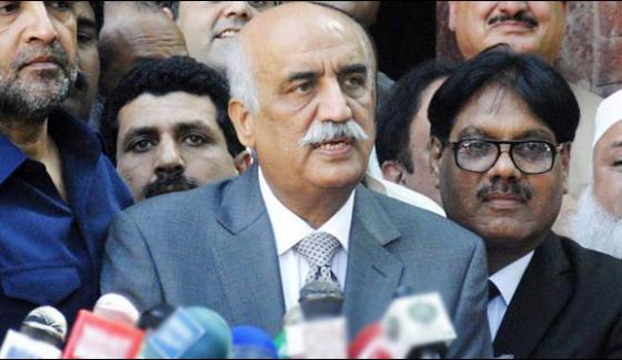 Employees Salaries Are In Accesable To Burn House Stove Khursheed Shah