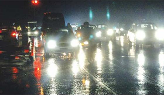 Karachi Light Rain With Cold Air In Different Areas