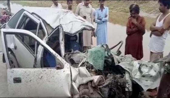 Rahim Yar Khan 5 Persons Died In Collision Between Bus And Car