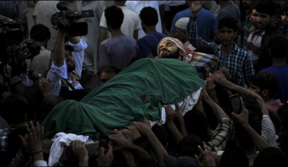 Kashmiri Youngman Killed By Indian Firing In Badgam