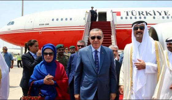 Qatar Arab Dispute Turkish Presient Meets Ameer Qatar