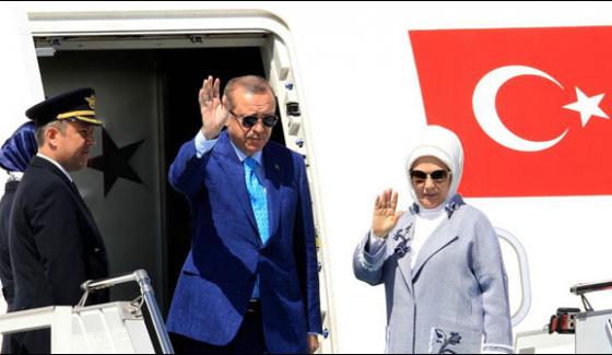 Turkish President Ends Gulf Visit Returned Back Ankara