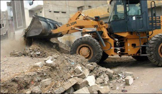 Sukkur Anti Encroachment Operation 50 Houses And Shops Demolished