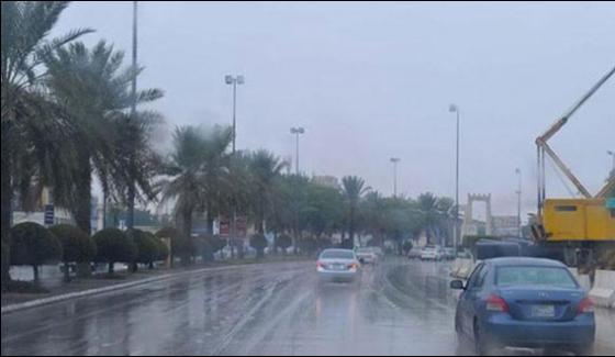 Mecca And Other Cities Received Rain And Hail Storm