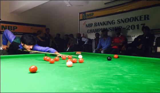 National Ranking Snooker Championship Muhammad Ishtiaq Reached Quarter Final