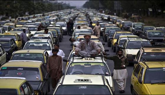 Taxi Drivers Protest Against Uber In Islamabad And Pindi