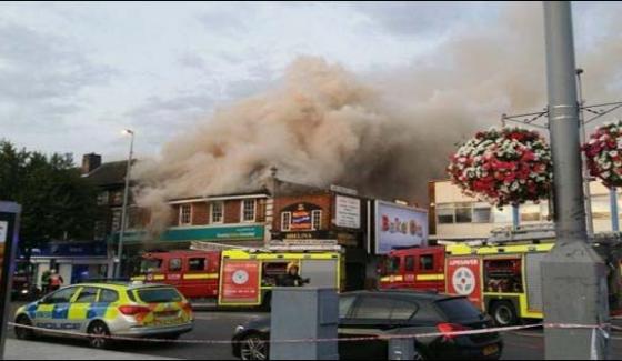 The Fire Broke Out In The London Store