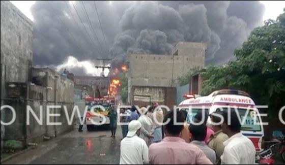 Gujranwala Factory Fire Extinguished After 7 Hors