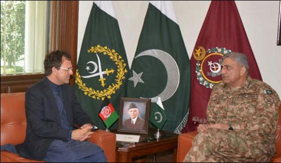 Afghanistan Ambassador Meets Army Chief General Qamar Javed Bajwa