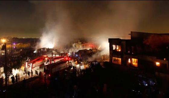 Karachi Godown Fire Extinguish