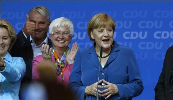 Angela Merkel Won The Election With Narrow Margins Near To Became Chancellor Fourth Time