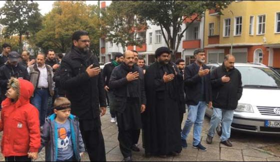 Ashura Procession In Berlin Germany