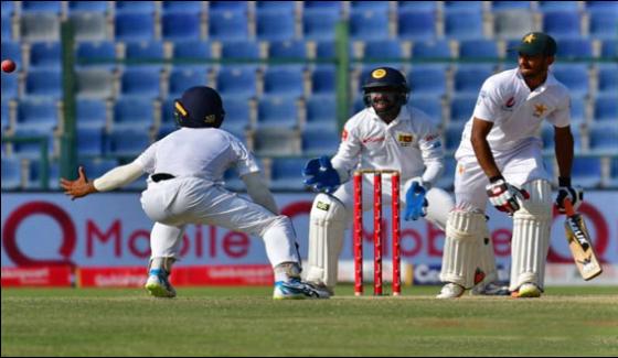 Dubai Test Sri Lanka Scored 345 At Stumps Of 3rd Day Against Pakistan