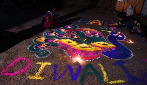 Karachi Hindu Community Celebrates Diwali Festival